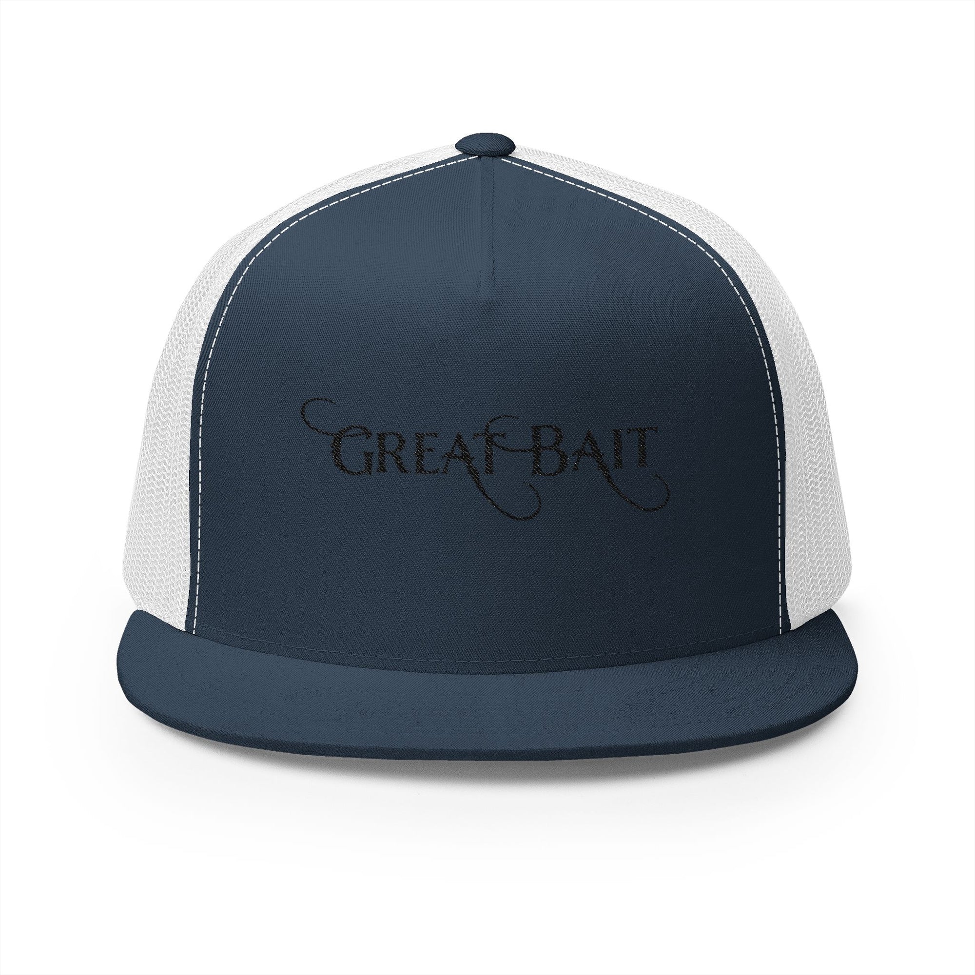 Great Bait 5 Panel Trucker Cap -Get Hooked