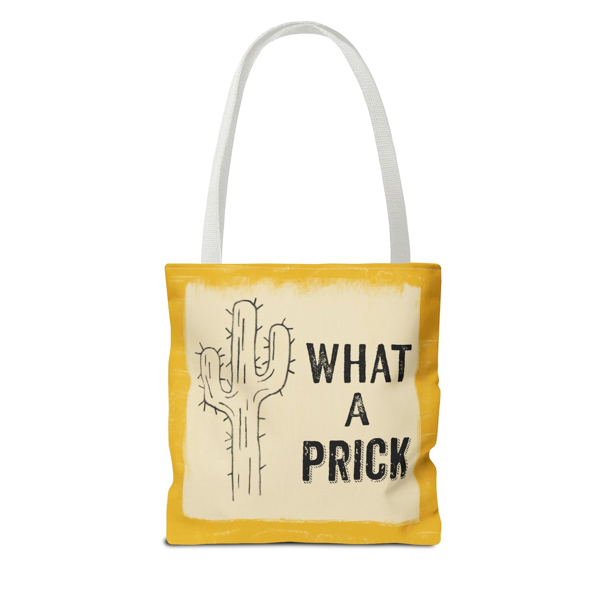 Funny Cactus Tote Bag - "What a Prick" Quirky Design for Everyday Use