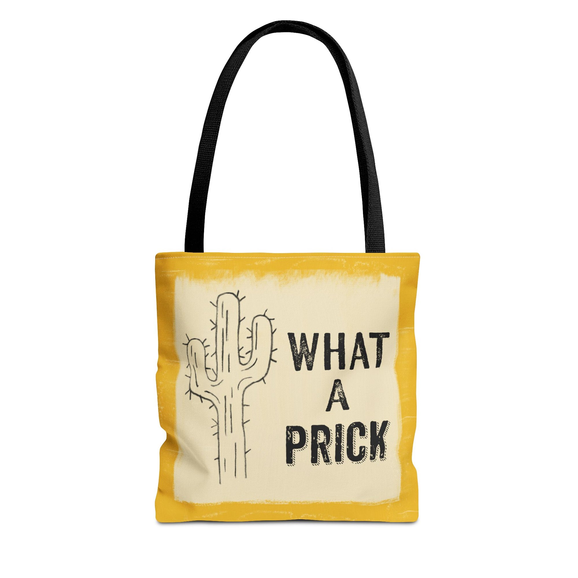 Funny Cactus Tote Bag - "What a Prick" Quirky Design for Everyday Use