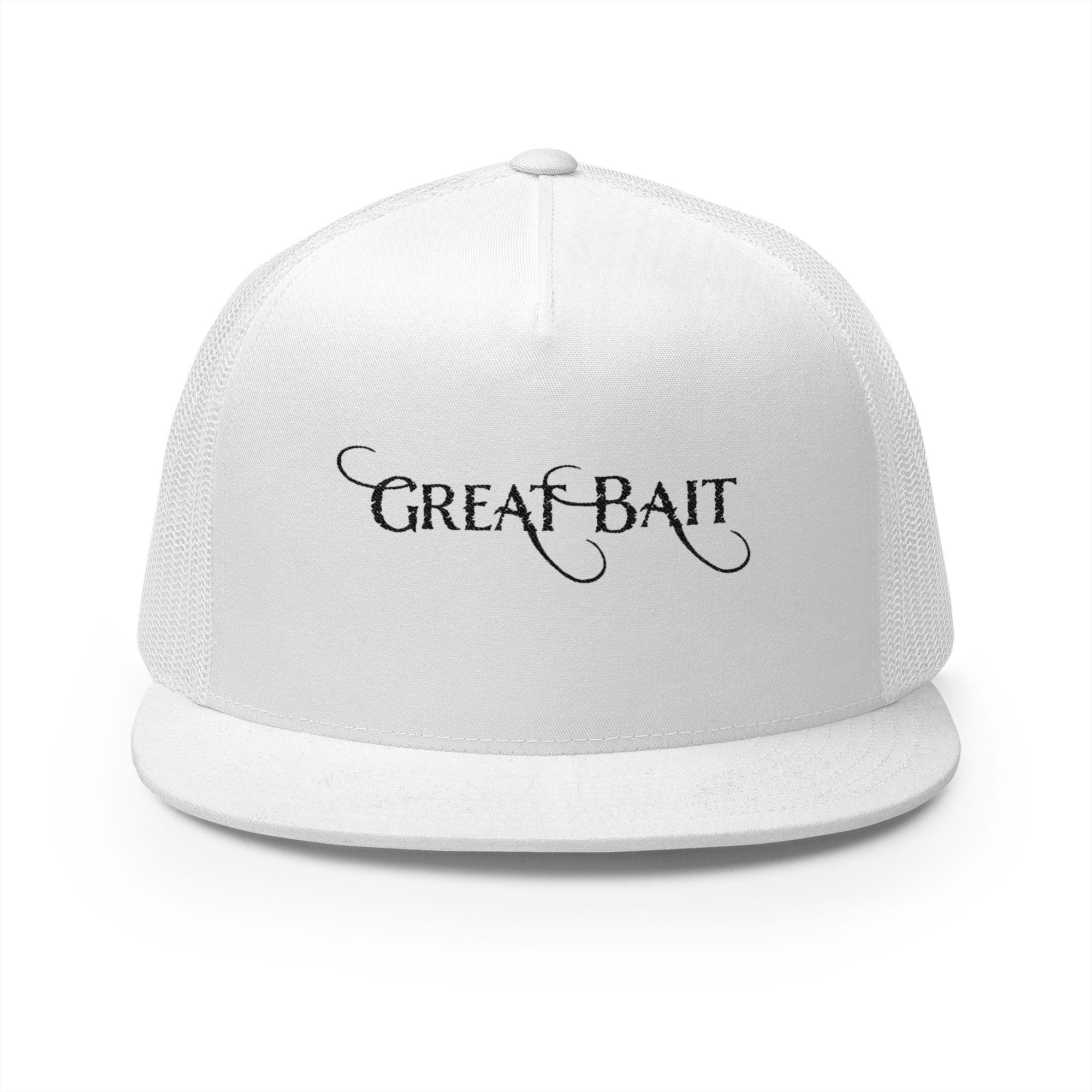 Great Bait 5 Panel Trucker Cap -Get Hooked