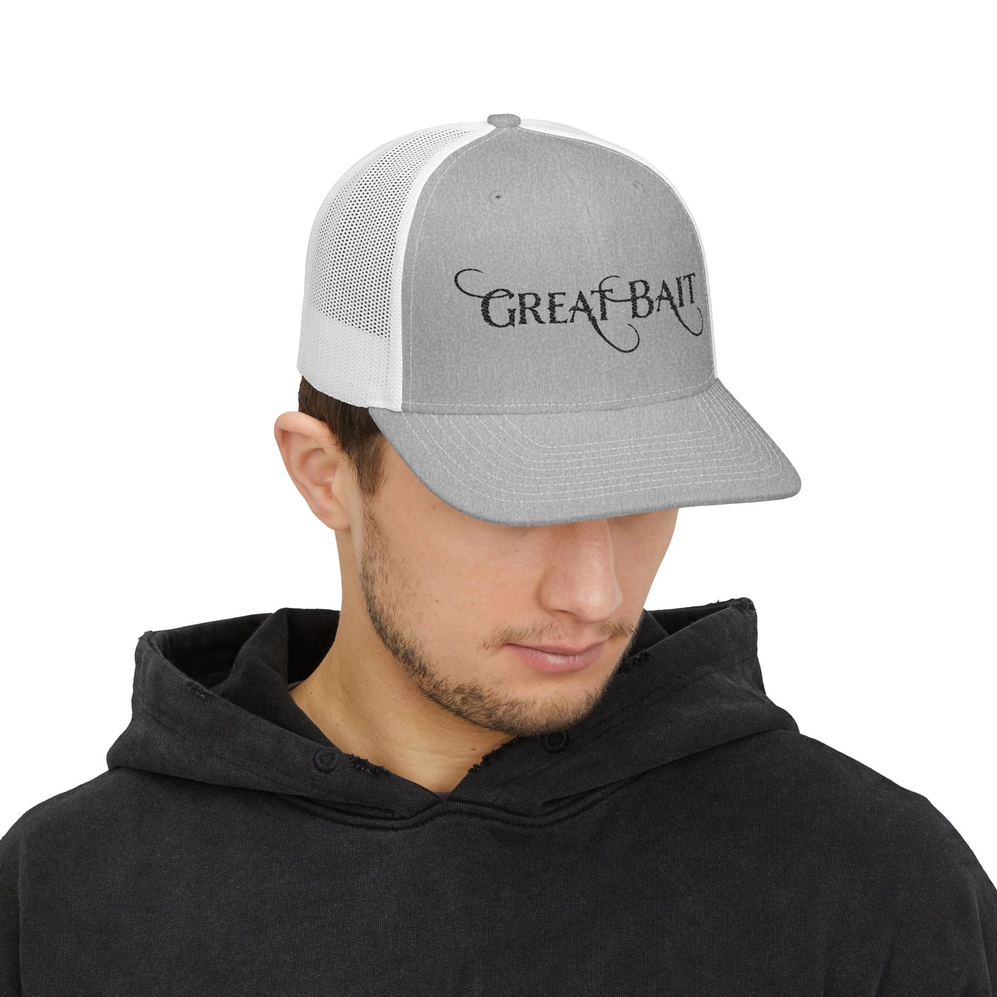 Great Bait Embroidered Snapback Trucker Cap