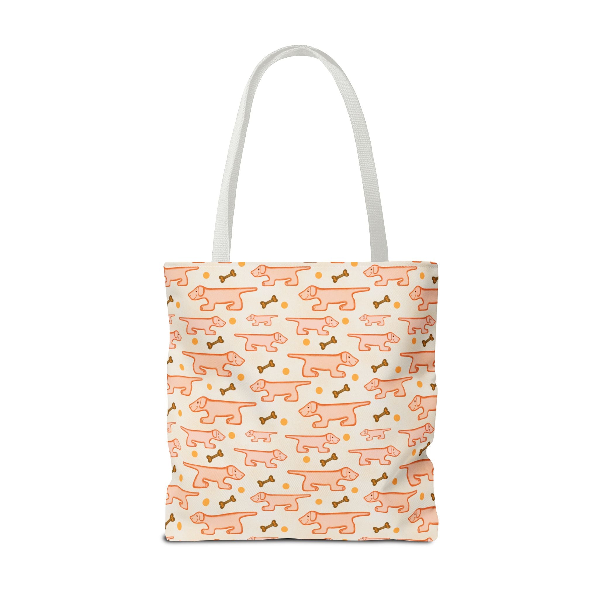 Weiner Tote Bag | Cute Sausage Dog Repeat Print