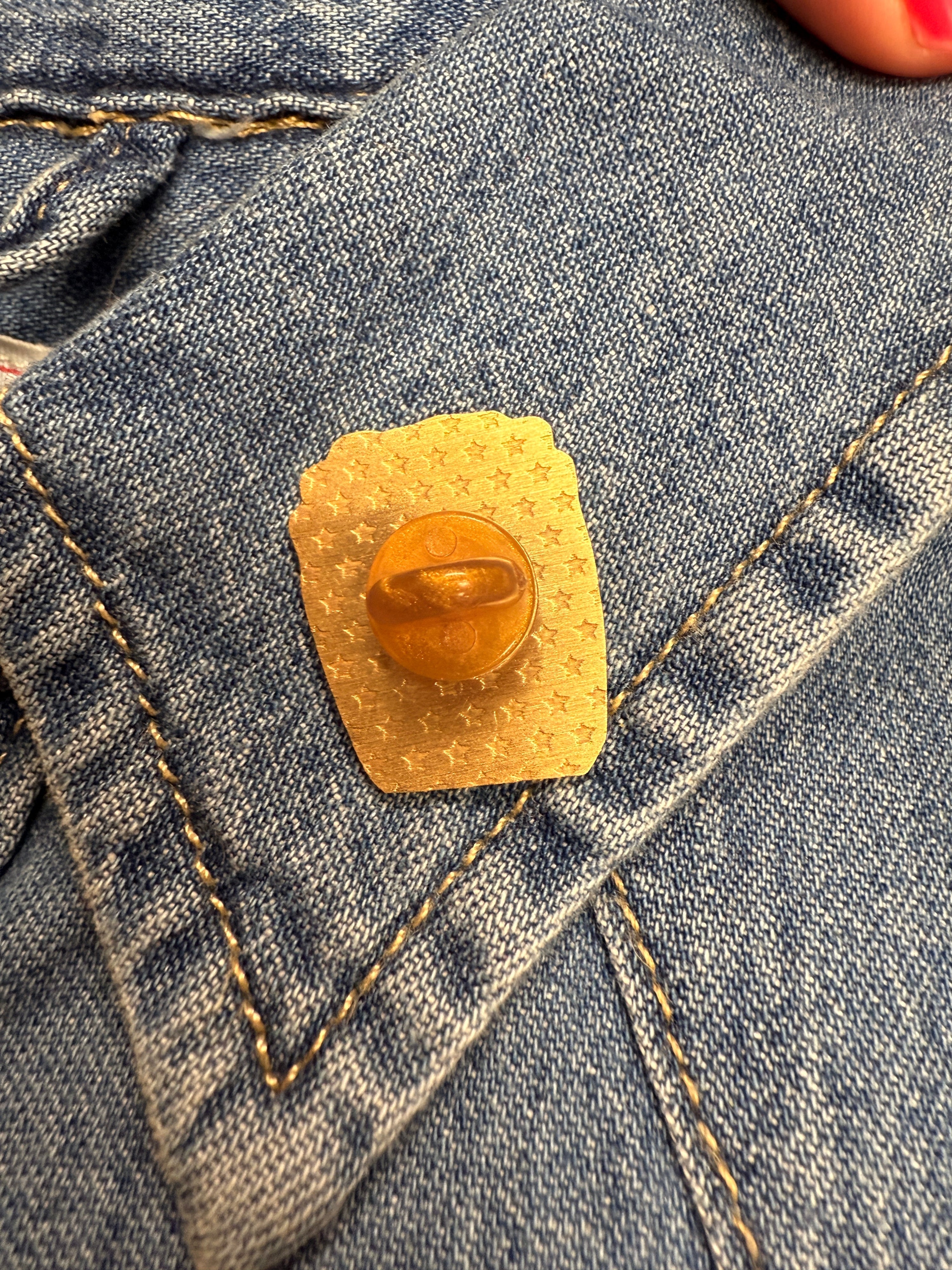 Eat The Rich Fries Enamel Pin