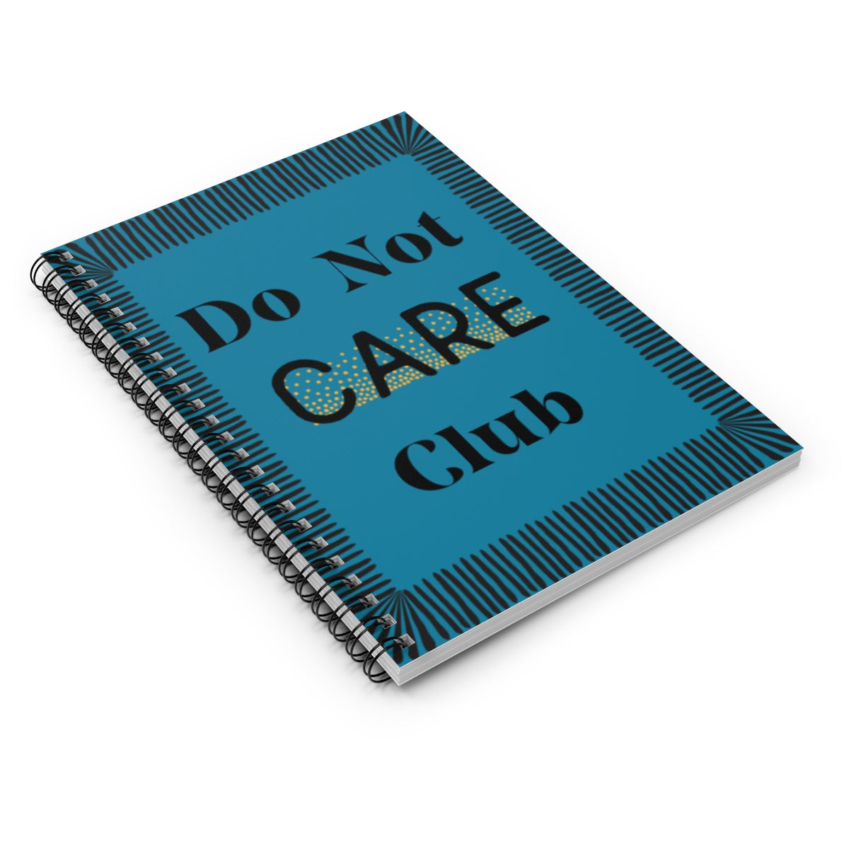 Do Not CARE Club Spiral Notebook